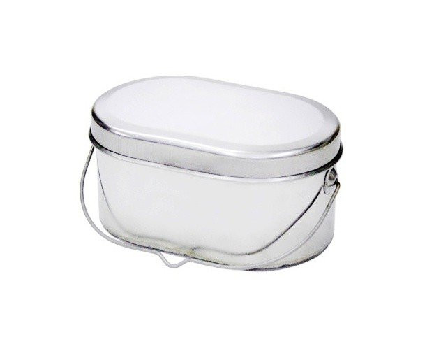 Котелок низкий 1,3 л крышка без ручек Роза Ветров