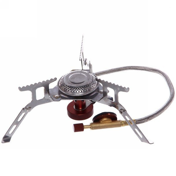 Плита газовая портативная (резьба) с топливным рукавом &amp;quot;Костерок&amp;quot; 033