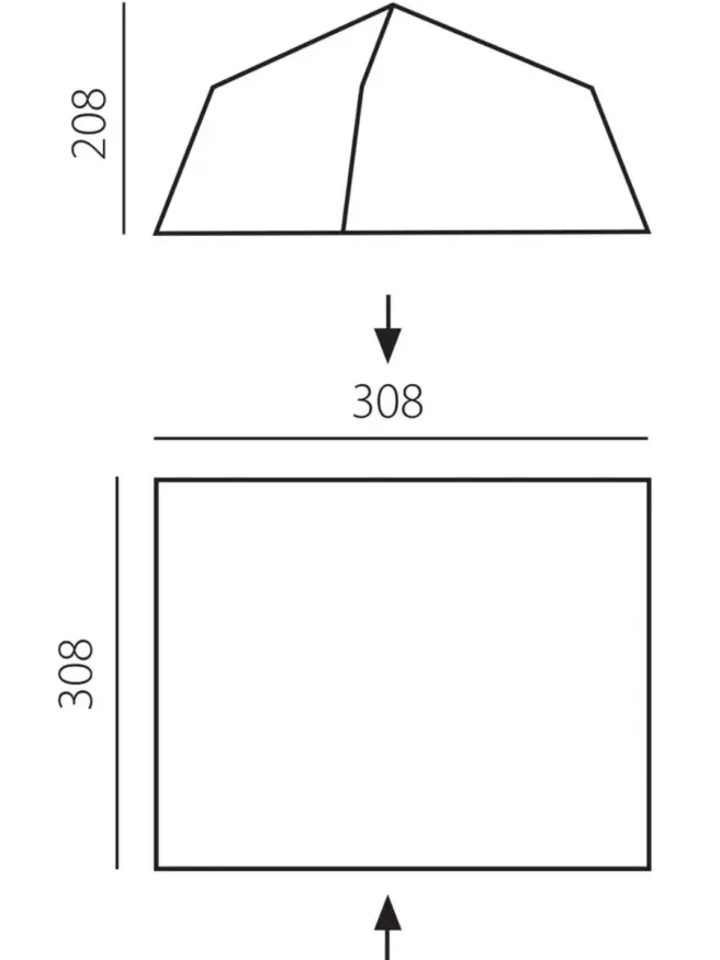 Шатер Rest зеленый/серый, Btrace