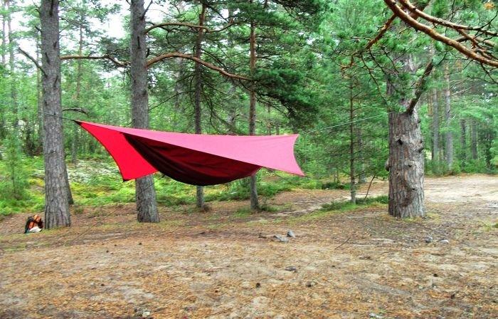 Гамак со средним тентом