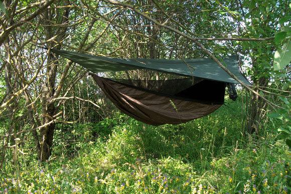 Гамак со средним тентом