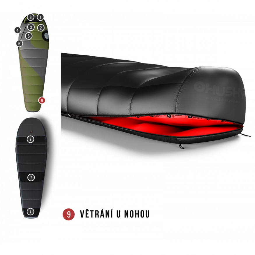 Спальный мешок AURUS -18С, левый