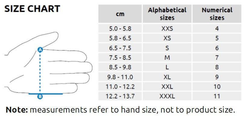 Перчатки AXION LIGHT/ EXLARGE, FINGERLESS, CAMP