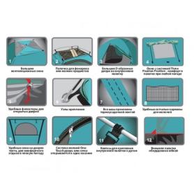 Палатка Anaconda v2, Tramp,  зеленый цвет