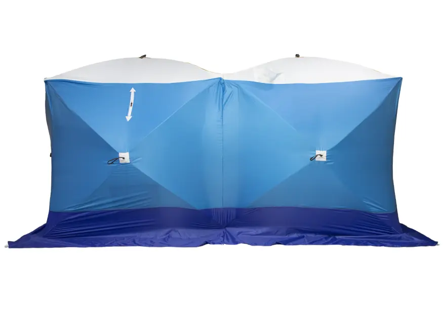 Палатка зимняя КУБ 3 Дубль (трехслойная, дышащая)