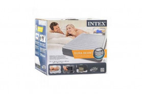 Матрас надувной Comfort-Plush Twin, со встроен. насосом 220V, 152х203х33 см