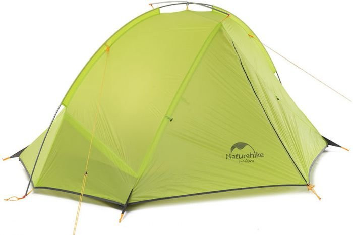 Палатка NATUREHIKE Taga 2 Ultralight Tent, двухместная, св.зеленый цвет