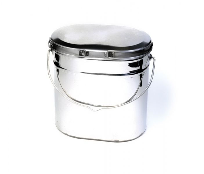 Котелок высокий 12 л крышка с ручками Роза Ветров