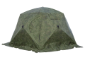 Палатка зимняя ЧУМ 3 (трехслойная, камуфляж с выводом под трубу)
