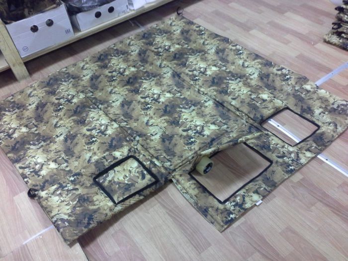 Теплый пол в палатку 2,3 х 2,3