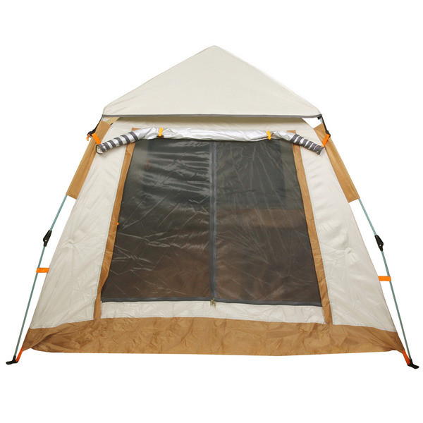 Палатка туристическая Печора-3 зонтичного типа, 240*240*155 см, бежевая