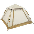 Палатка туристическая Печора-3 зонтичного типа, 240*240*155 см, бежевая
