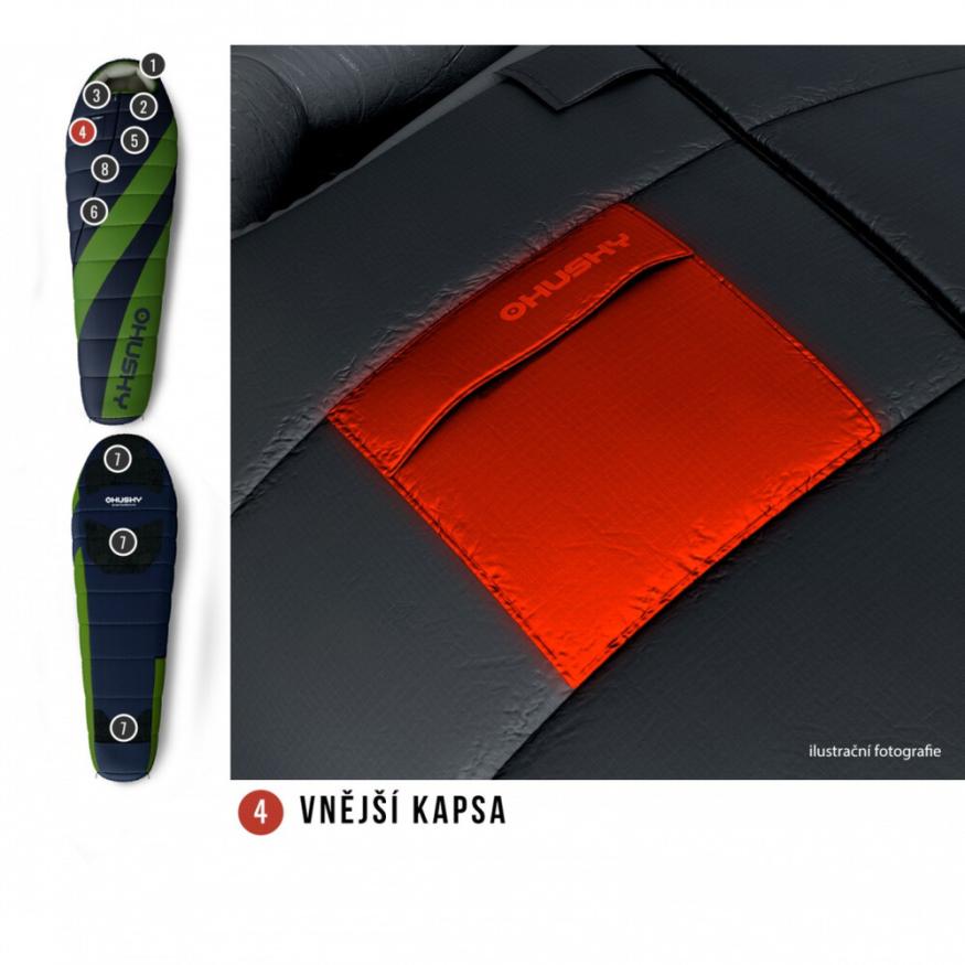 Спальный мешок ESPACE -6С, 210х85, InsuFil, правый