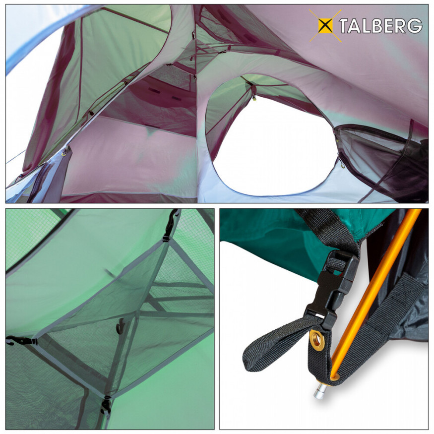 TALBERG Boyard pro 3 (палатка) зеленый цвет