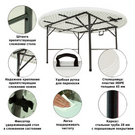 Стол складной F160, Green Glade