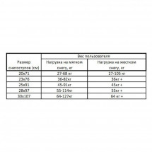 Снегоступы желтые Active 25х91 XL, Tramp