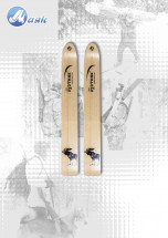 Лыжи Охотник, дерево-пластик, длина 120 см, ширина 15 см