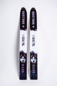 Лыжи ОХОТНИК, дерево-пластик, длина 155 см, ширина 15 см