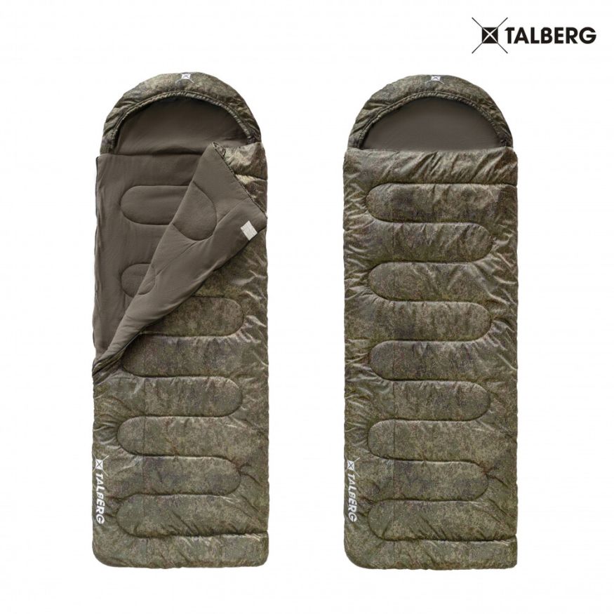 Cпальный мешок Forester -20, принт цифра, Talberg