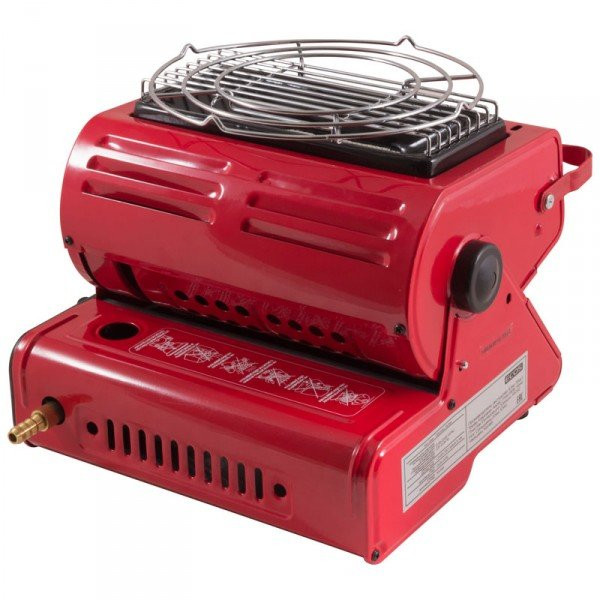 Обогреватель туристический с функцией плиты &amp;quot;GH034&amp;quot; красный
