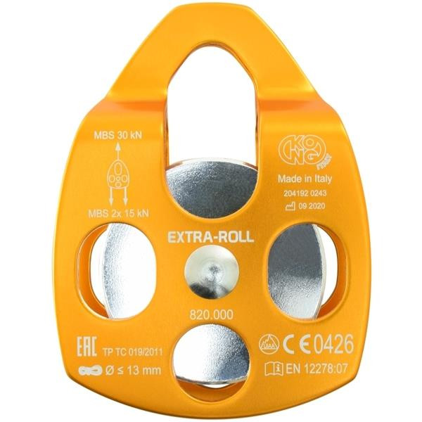 Блок-ролик одинарный Extra Roll, алюминиевый, KONG 