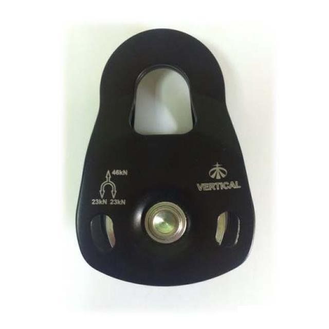 Блок-ролик Вертикаль одинарный большой с подшипником 46 кН