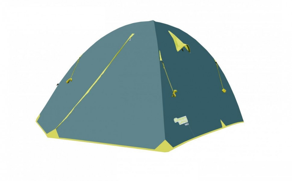 Палатка GreenLand Troll 3 (трехместная), зелёный цвет