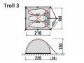 Палатка GreenLand Troll 3, зелёный цвет
