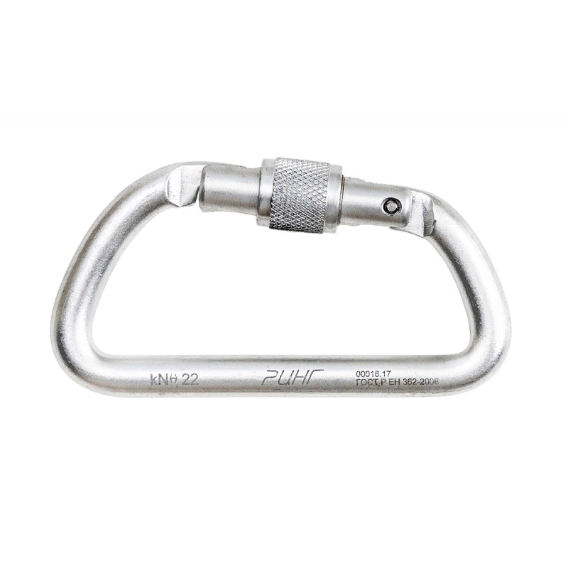 Карабин дюралевый трапеция &amp;quot;keylock&amp;quot;, 22 кН, Ринг