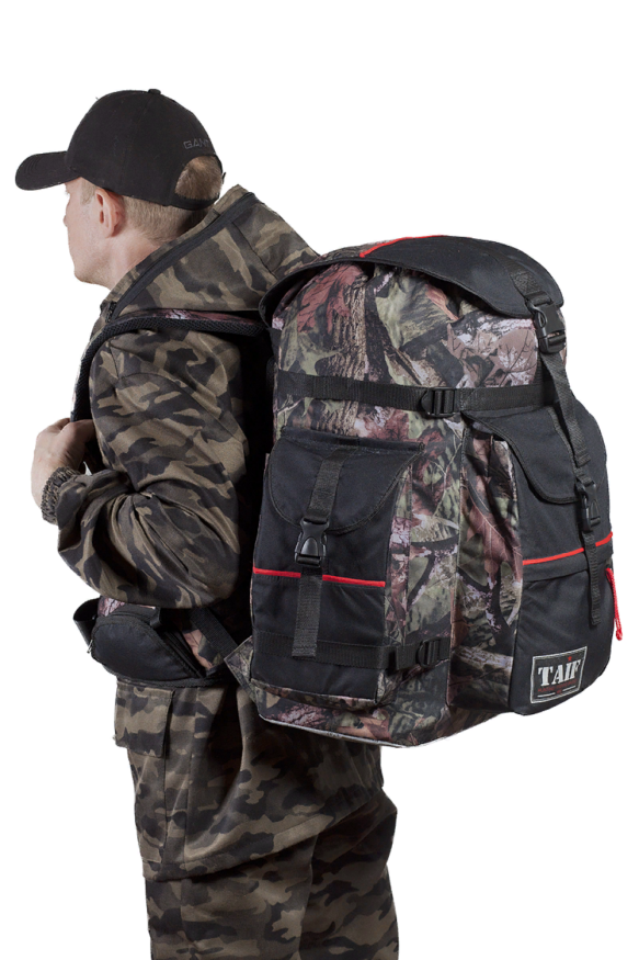 Рюкзак KAILER 3 45л, лесная/черный, Тайф 