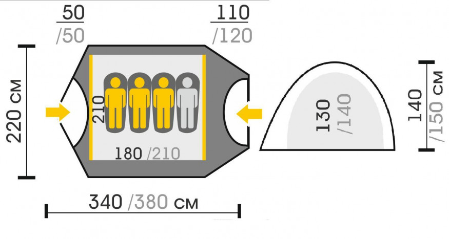 Talberg Bonzer 4 (палатка)