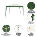 Тент садовый 1017 3х3х2,5м полиэстер + полиэтилен, Green Glade 