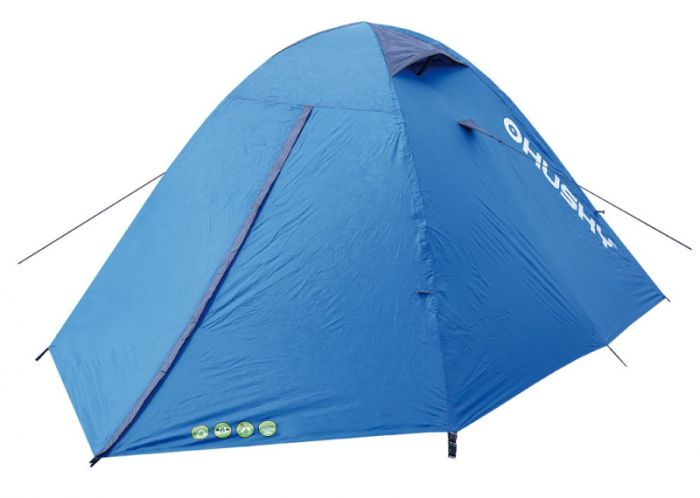 Палатка Husky BIRD 3 Plus, зеленый